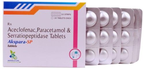 Akspara-SP Tablet For Pain Killer / Analgesic