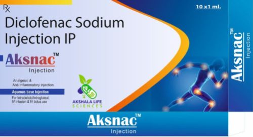 Aksnac Injection For Pain Killer/ Analgesic