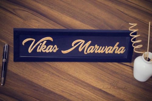 24K Pure Gold Leaf Foil Tanjore Name Plates Multisizes