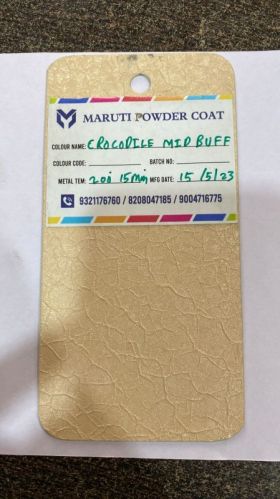 Creamy Mid Buff Crocodile Powder Coating, For Industrial Use, Speciality : Optimum Quality