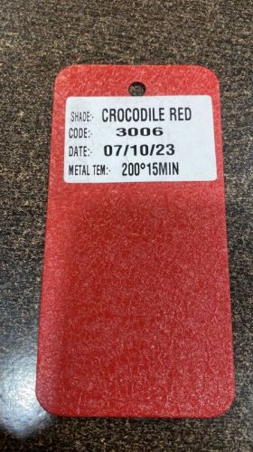 Red Crocodile Powder Coating, For Industrial Use, Speciality : Optimum Quality