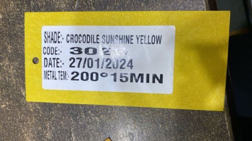 Sunshine Yellow Crocodile Powder Coating, For Industrial Use, Speciality : Optimum Quality