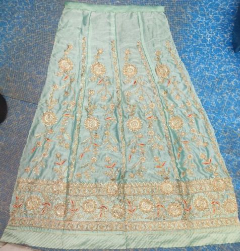 Double Sequence & Cording Embroidery Fabric, Gender : Female