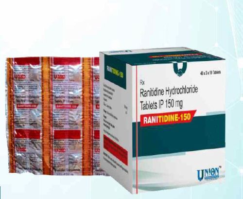 Ranitidine 150mg Tablets, Packaging Type : Strips