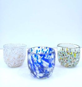 Multicolor Cylinder Colored Glass Flower Vase, For Decoration, Packaging Type : Box