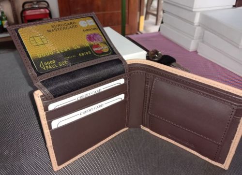 Plain Leather Credit Card Holders, Technics : Machine Made