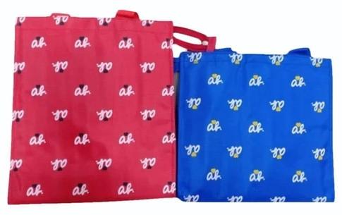 Printed Cotton Carry Bags, Size : 10X2X11 Inch(LXWXH)