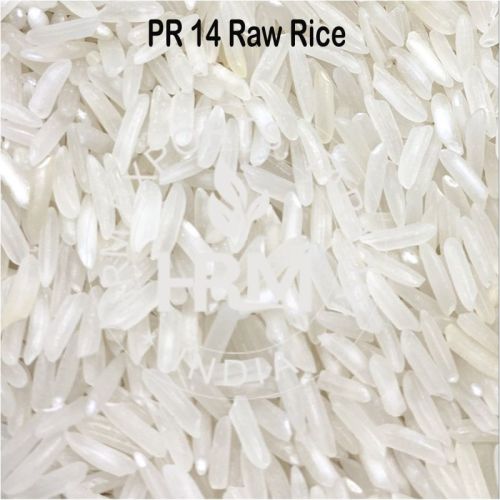 White PR14 Raw Non Basmati Rice, For Human Consumption, Variety : Long Grain