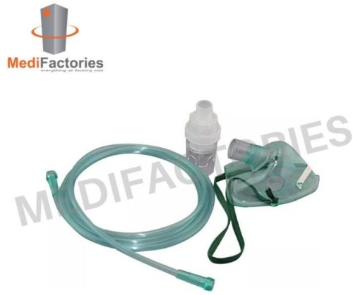 Plastic Adult Nebulizer Mask Kit, For Clinical Purpose, Hospital, Industrial, Veterinary Purpose
