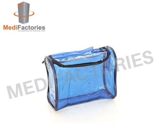 Blue Zip Carry/ Storage Bags For Resuscitator, Size (Inch) : Medium (12x15)