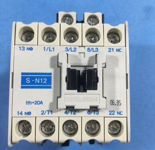 3 Phase 50-60Hz Mitsubishi S-N12 Magnetic Contactor