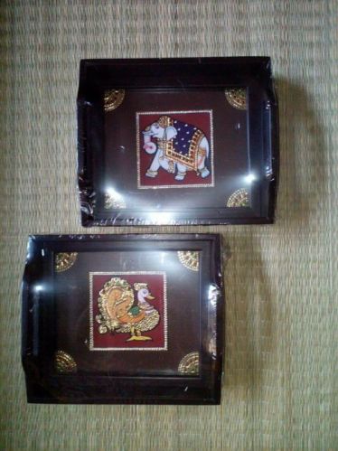 Varnikaartgallery MDF Tanjore Painting Trays