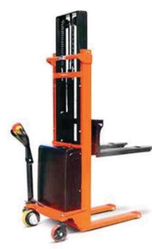 Electric Self Propelled Stacker, Color : Black, Orange for Industrial
