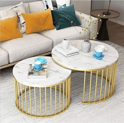 Vary According To Size Printed Coated Nesting Coffee Tables, For Restaurant, Office, Hotel, Home, Also Ideal Cafe