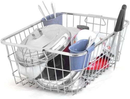 54 X 42 X 23 Cm Stainless Steel Utensil Basket