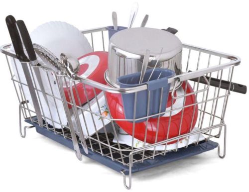 54 X 42 X 27 Cm Stainless Steel Utensil Basket