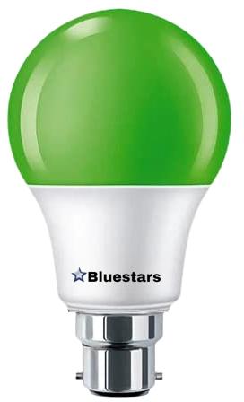 Bluestars 9 Watt Green Color LED Light Bulb Base B22 LED Green Bulb For Indoor