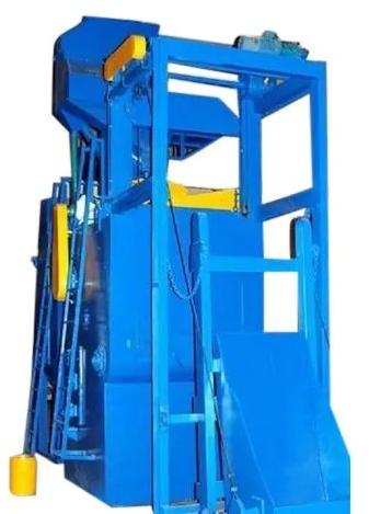 Blue 240V Automatic Mild Steel Shot Blasting Machine, For Industrial, Capacity : 0-5 Ton/day