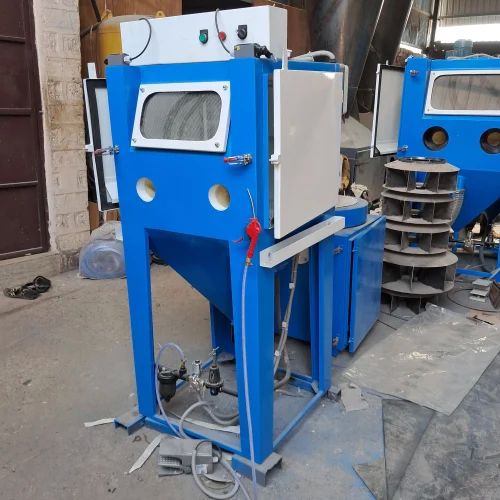 Balaji Enterprises 220V Electric Automatic Suction Blasting Machine, For Industrial, Color : Blue