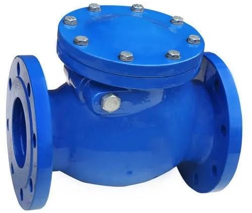 Blue Polished Metal Non Return Valve, For Industrial, Certification : ISI Certified