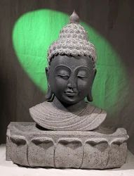 Marbel Lord Buddha Head Statue, For Worship, Style : Antique