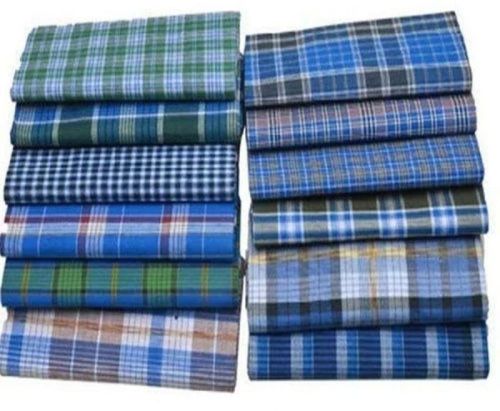 Checked Mens Cotton Lungi, Technics : Machine Made