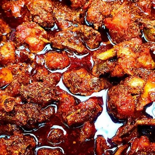 Red Chicken Pickle, For Home, Hotel, Restaurant, Taste : Spicy