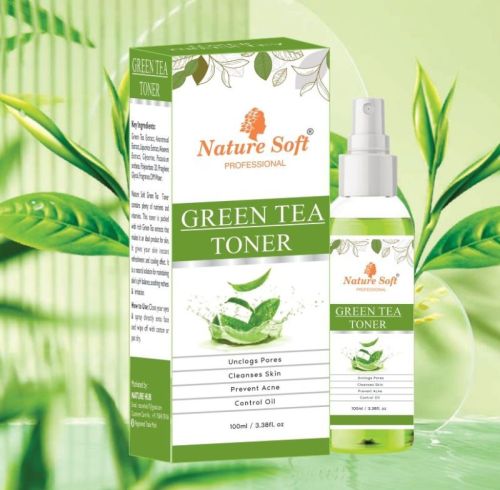 Nature Soft Green Tea Face Toner, Packaging Size : 100 Ml