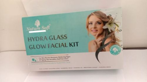 Hydra Glass Glow Facial Kit, Packaging Type : Plastic Box