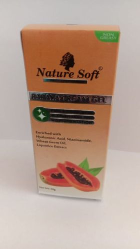 Nature Soft Papaya Cream Gel, Shelf Life : 2 Years