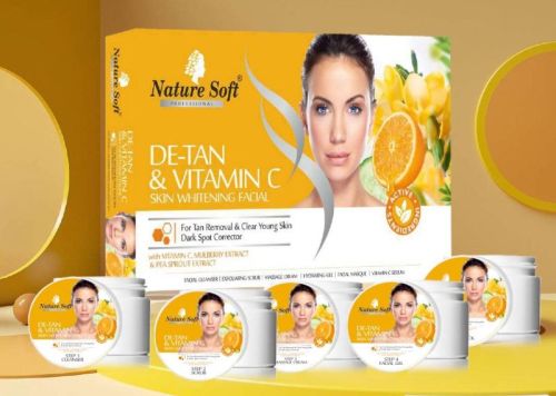 Nature Soft Skin Whitening Facial Kit, Shelf Life : 2 Years