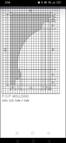 White 5kg POP Ceiling Cornic, For Hotel, Style : Modern