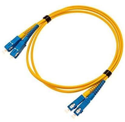 Single Mode Duplex Fiber Patch Cord SC To SC 3 MTR