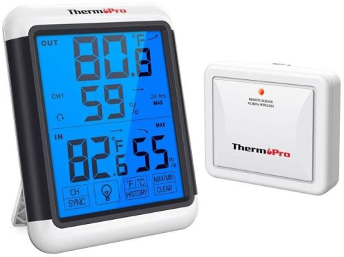 Digital Indoor Outdoor Thermo Hygrometer For Home Use, Lab Use, Medical Use, Industrial