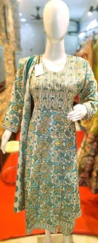 Green Cotton Pant Style Suit, Size : Large