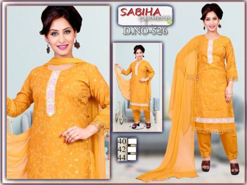 Yellow Sabiha Rayon Pant Style Suit, Occasion : Party Wear