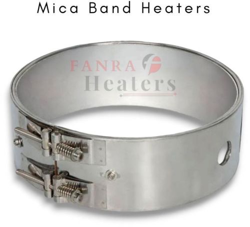 230V Electric Stainless Steel Mica Band Heater, For Industrial Use, Color : Silver