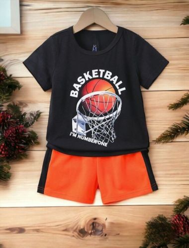 Kid Boy Basketball Sports Shorts Set., Clothing Type : Lycra