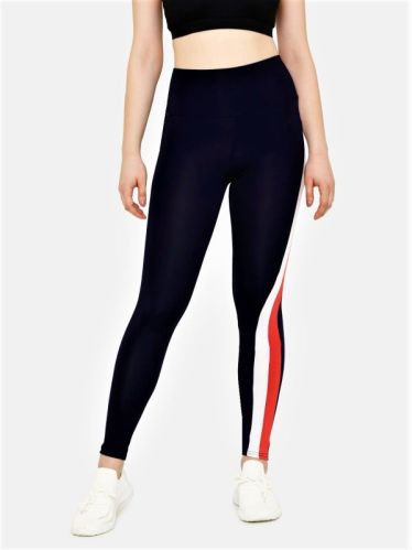 LAZADO Polyester Lycra Designer Ladies Leggings, Packaging Type : Masterbag