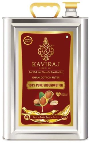 15 Kg Kaviraj Premium Groundnut Oil