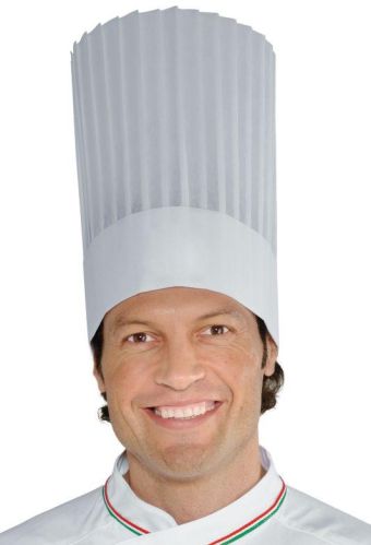 Patel Medifine Paper Chef Cap, Size : 9 Inch