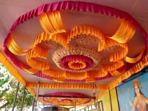 Wedding Lycra Ceiling Tent, Size : Multisizes