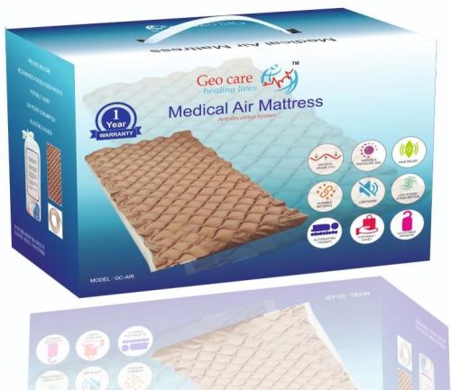 Geocare Plain Latex Air Bed Mattress, Color : Creamy 72x36inch