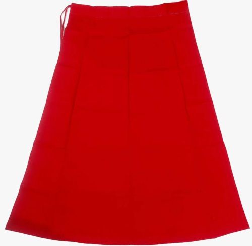 Plain Cotton Petticoat, Size : Free