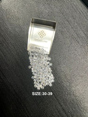 White Round 0.30-0.39 Mm Lab Grown Pointer Diamond, For Jewellery Use, Packaging Type : Velvet Box