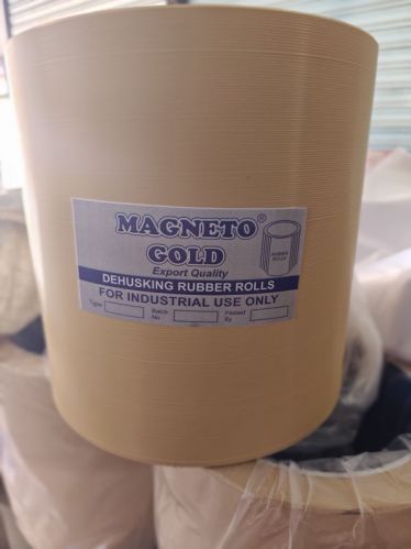 Magneto Gold Rubber Rollers, Color : White