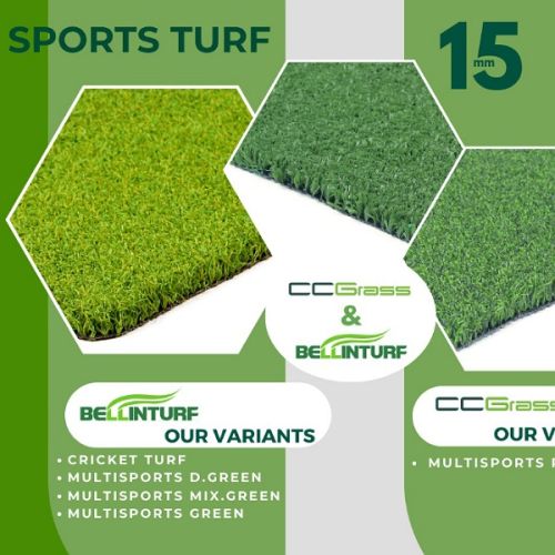 PE Synthetic Turf, Length : 25mtr