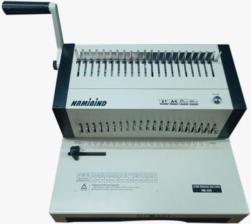 Perfect Electric Comb Binding Machine With Punch Capacity 20 Sheets