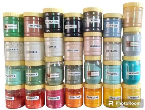 Handmade natural pigments powder 30 shades (50 gram each)