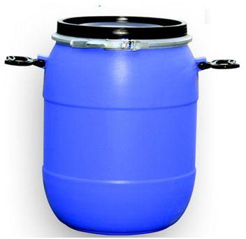 Round 20L HDPE Open Mouth Drum, For Industrial, Color : Blue